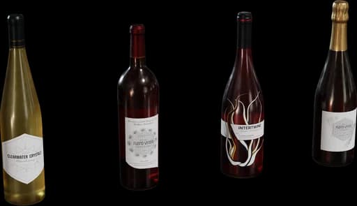 Wine Bottles 01