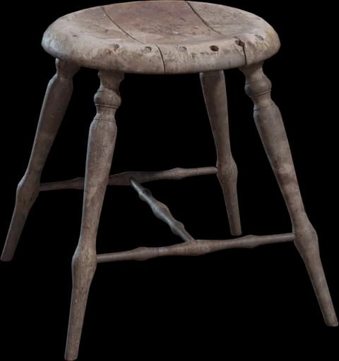 Wooden Stool 01